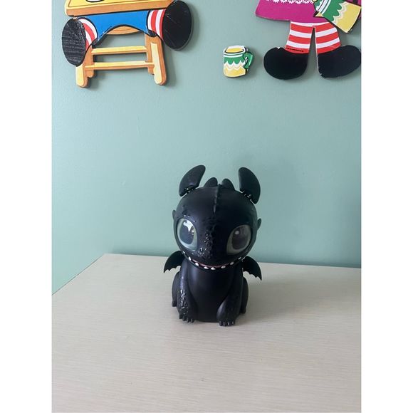 Dreamworks Other - Dreamworks How To Train Your Dragon Interactive Toothless Baby Dragon Toy Black